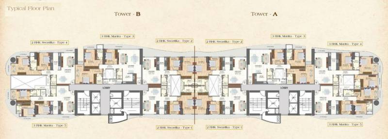 Images for Cluster Plan of Omkar Realtors And Developers Veda Exclusive