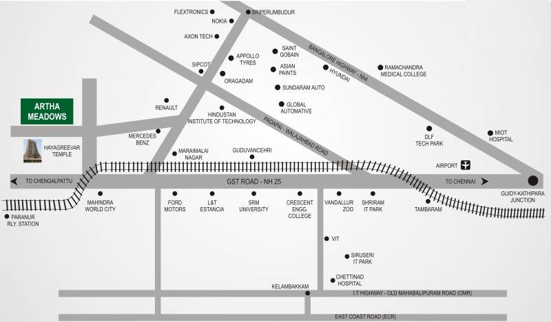  meadows Images for Location Plan of Artha Meadows