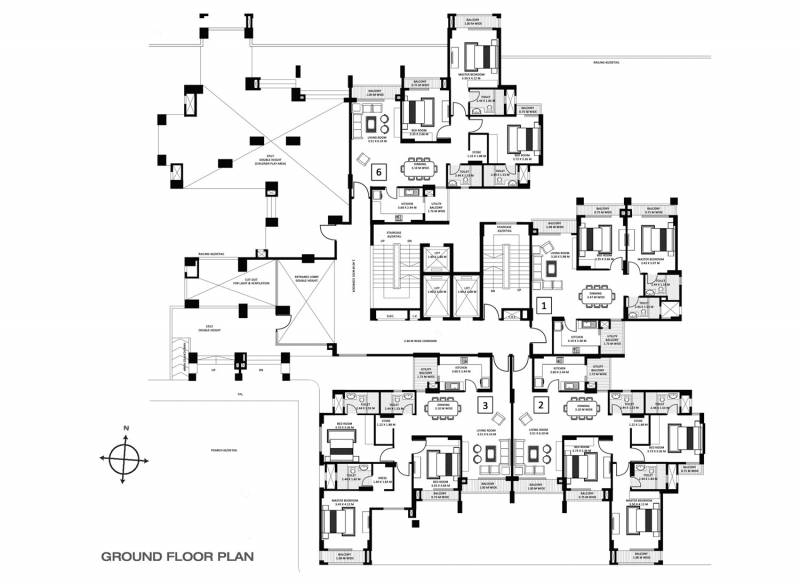 Images for Cluster Plan of Godrej Anandam