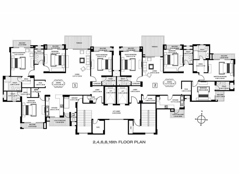 Images for Cluster Plan of Godrej Anandam