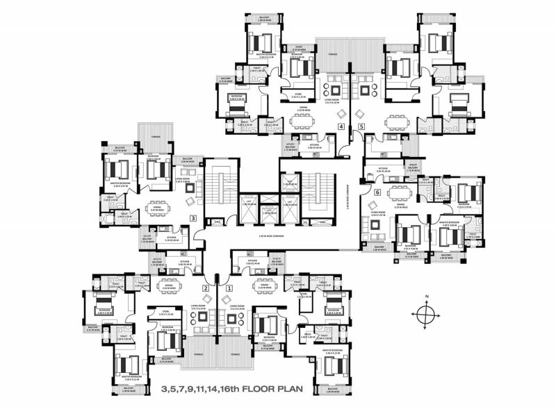 Images for Cluster Plan of Godrej Anandam
