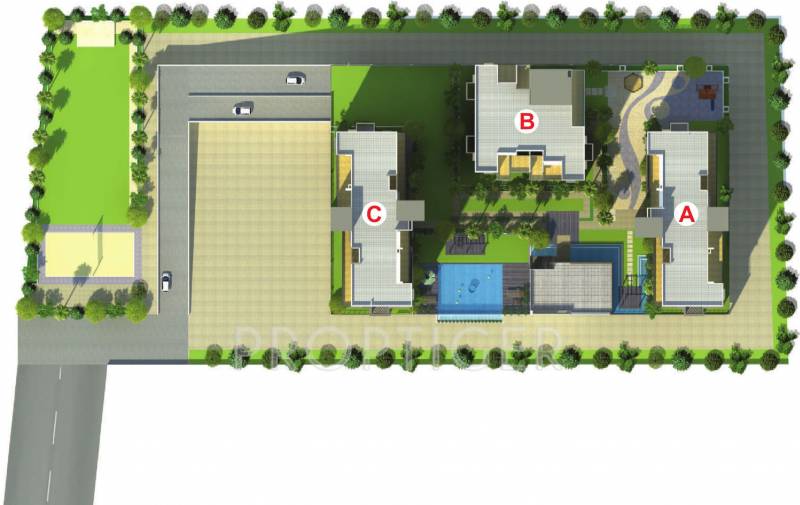  kourtyard Images for Site Plan of Raja Bahadur Kourtyard