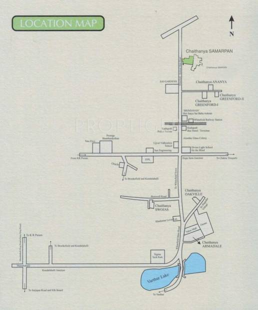 Images for Location Plan of Chaithanya Samarpan Villa
