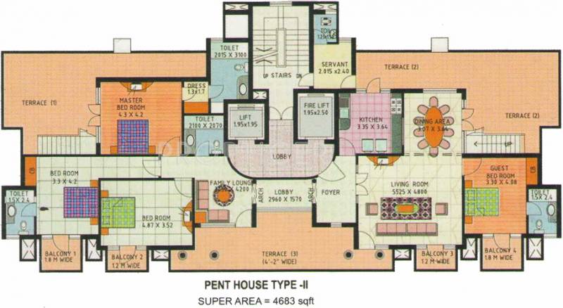  gardens Images for Cluster Plan of JMD Gardens