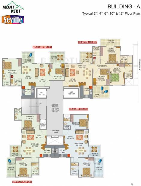 Images for Cluster Plan of Mont Vert Homes Seville