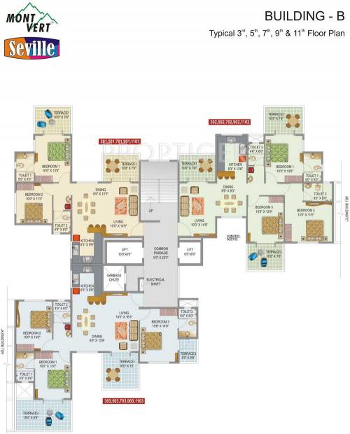 Images for Cluster Plan of Mont Vert Homes Seville
