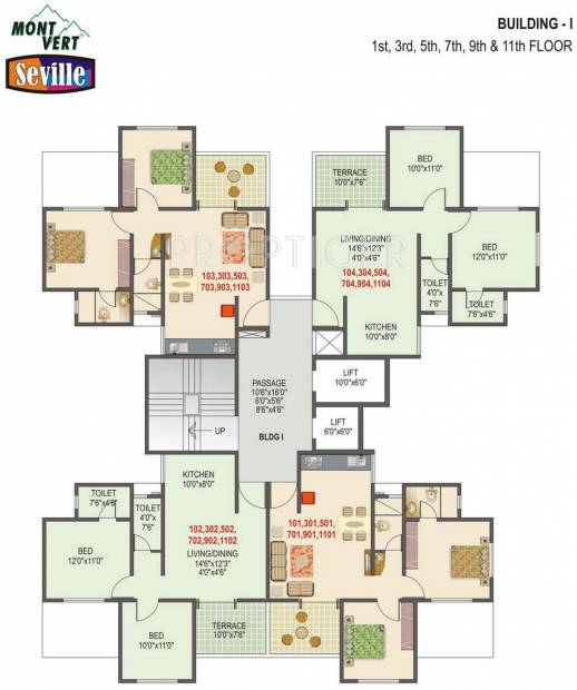 Images for Cluster Plan of Mont Vert Homes Seville
