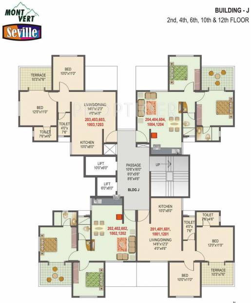 Images for Cluster Plan of Mont Vert Homes Seville
