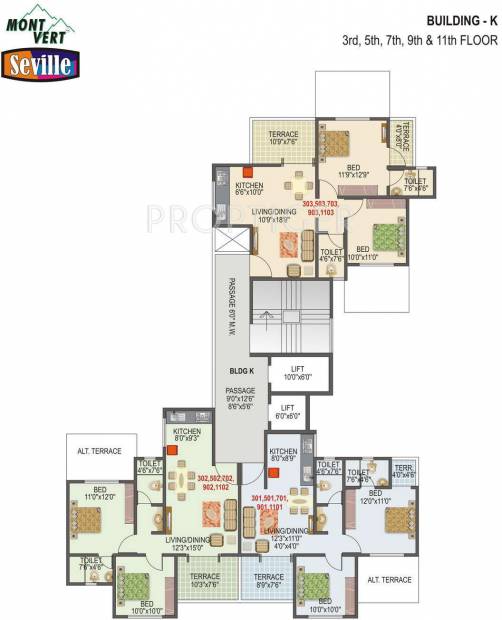 Images for Cluster Plan of Mont Vert Homes Seville