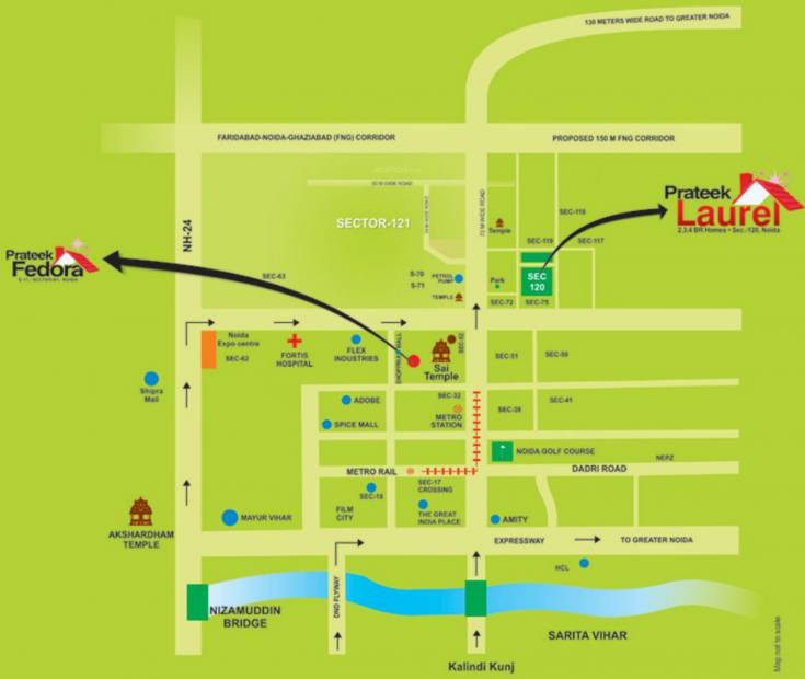 laurel Images for Location Plan of Prateek Laurel