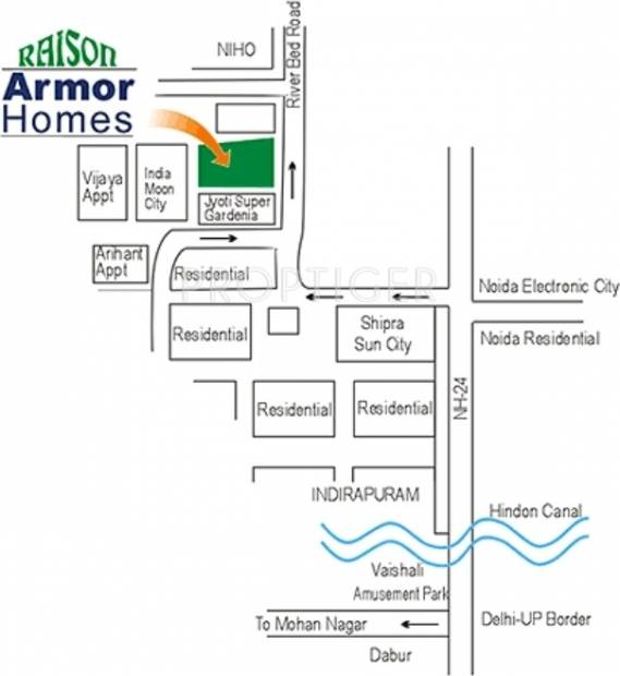 raison-builders armor-homes Location Plan