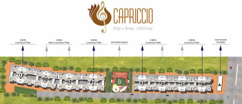  capriccio Images for Site Plan of Rama Group Capriccio