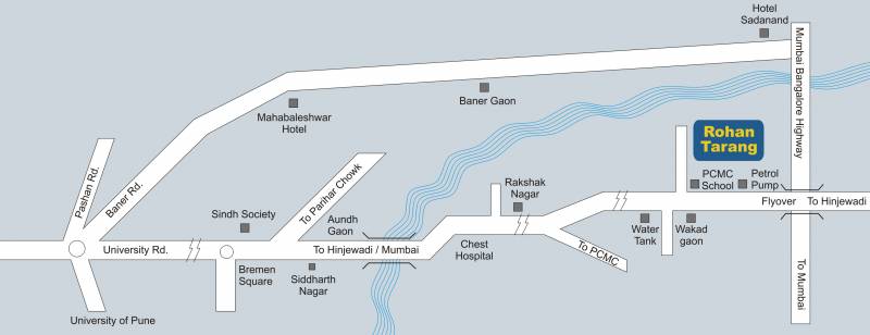  tarang Images for Location Plan of Rohan Tarang