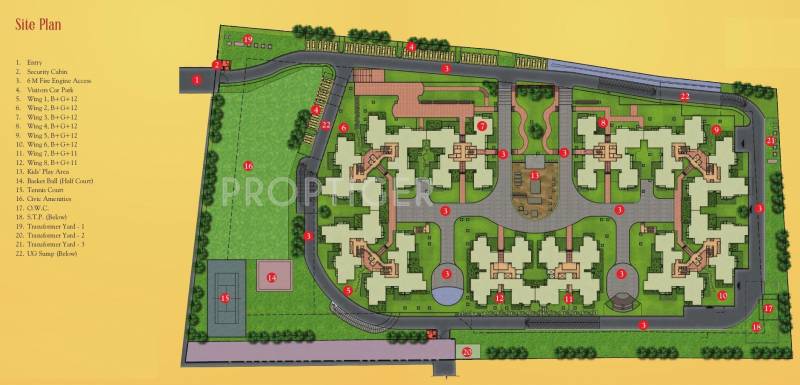 Images for Site Plan of Sobha Chrysanthemum