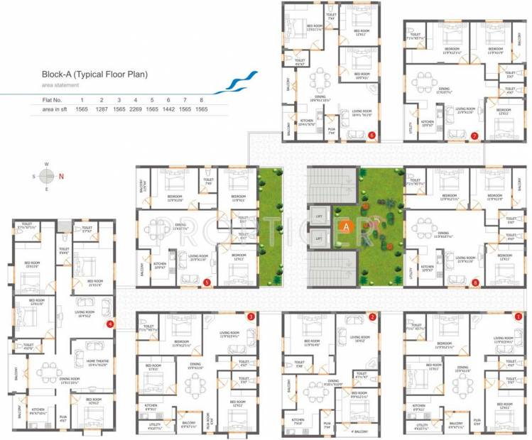 Images for Cluster Plan of Lakshmi Constructions Lake Nestars