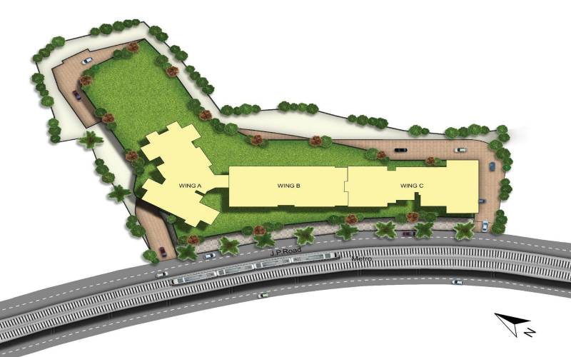  habitat Images for Site Plan of Shree Naman Habitat