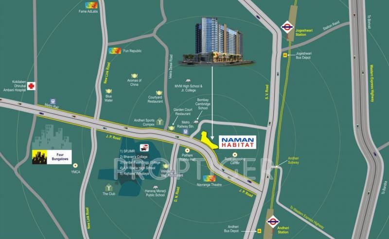  habitat Images for Location Plan of Shree Naman Habitat