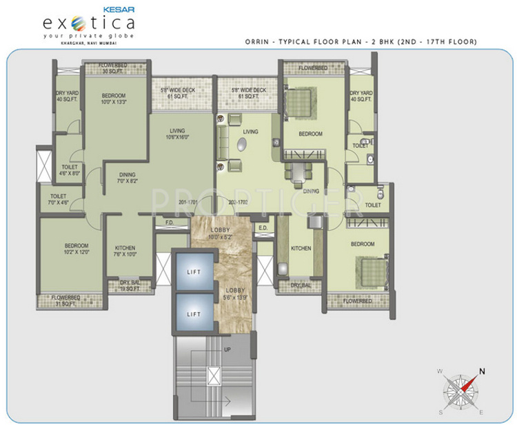 Images for Cluster Plan of Kesar Exotica Phase I Basement Plus Ground Plus Upper 14 Floors