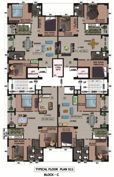  springfield Images for Cluster Plan of Rajwada Springfield