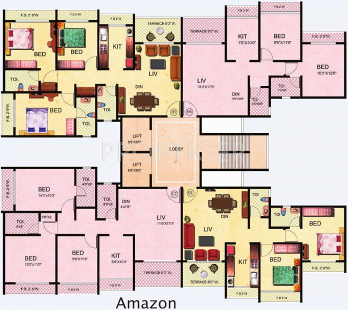 Images for Cluster Plan of Tharwani Constructions Riverdale