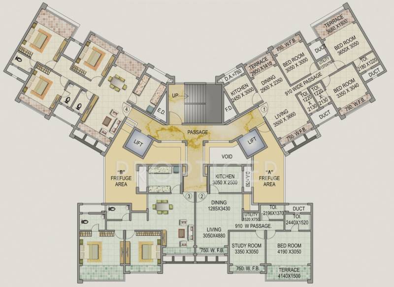 Images for Cluster Plan of Concrete Sai Saakshaat