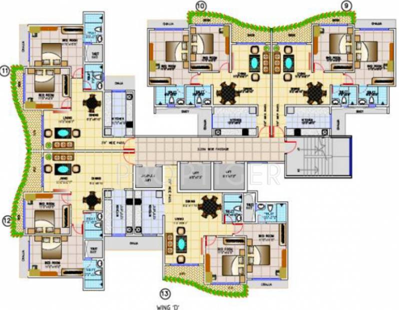 Images for Cluster Plan of Tridhaatu Aum