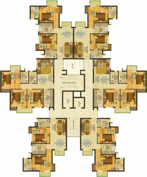 Images for Cluster Plan of Sare Homes Gurgaon Ebony Greens