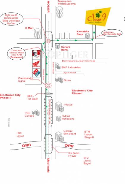  cloud-9 Images for Location Plan of Prasiddhi Cloud 9