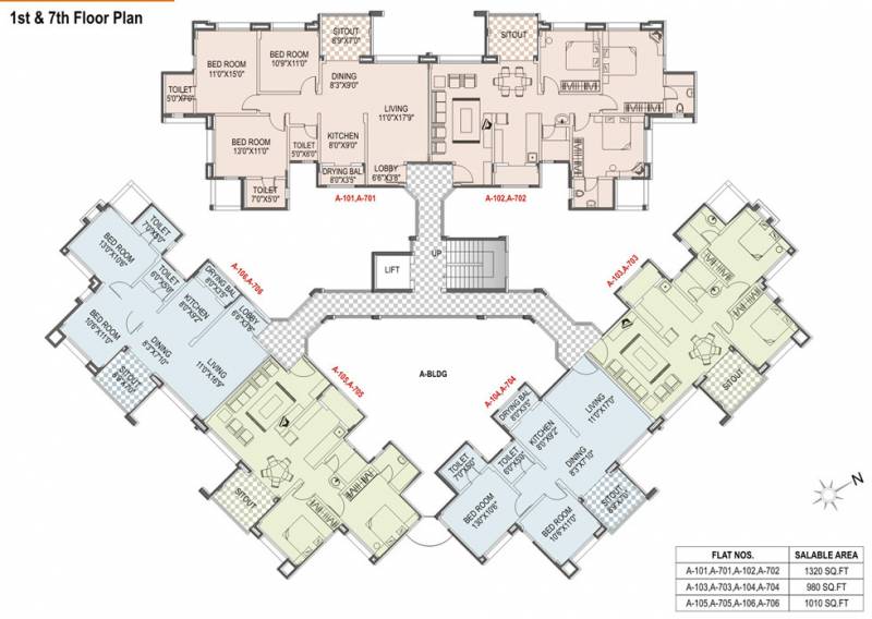 Images for Cluster Plan of Chirag Grande View 7