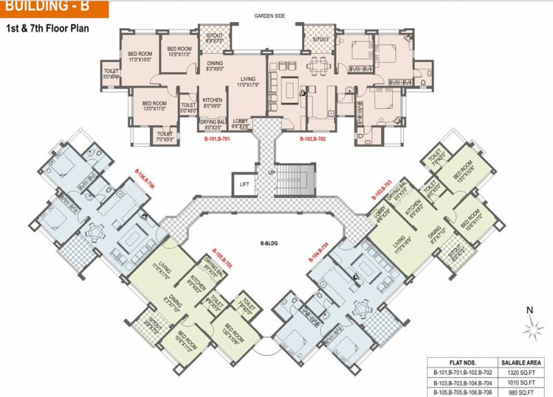 Images for Cluster Plan of Chirag Grande View 7