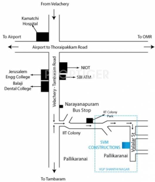 Images for Location Plan of SVM VGP Shanthi Nagar