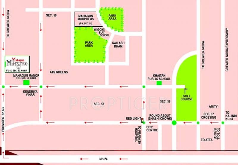 Images for Location Plan of Mahagun Group Maestro