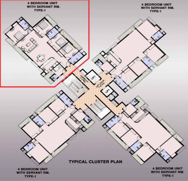  fairway-apartment Images for Cluster Plan of Ansal Fairway Apartment