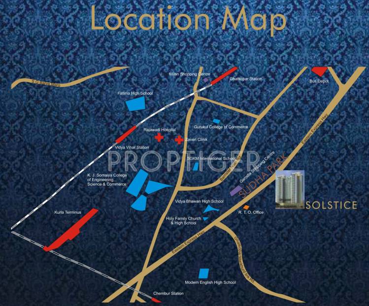  solstice-phase-i Images for Location Plan of Neelam Solstice Phase I
