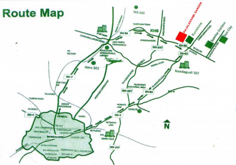 Images for Location Plan of Galaxy Rajalaxmi Garden