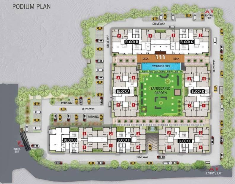  skyview Images for Site Plan of Magnolia Skyview