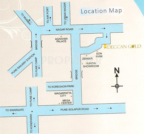 Images for Location Plan of Vijaydeep Associates Deccan Gold
