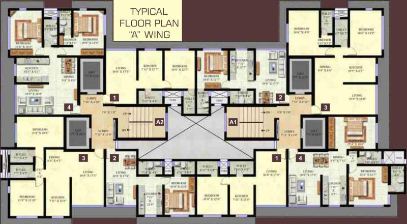  swaroop-residency Images for Cluster Plan of Ashoka Swaroop Residency