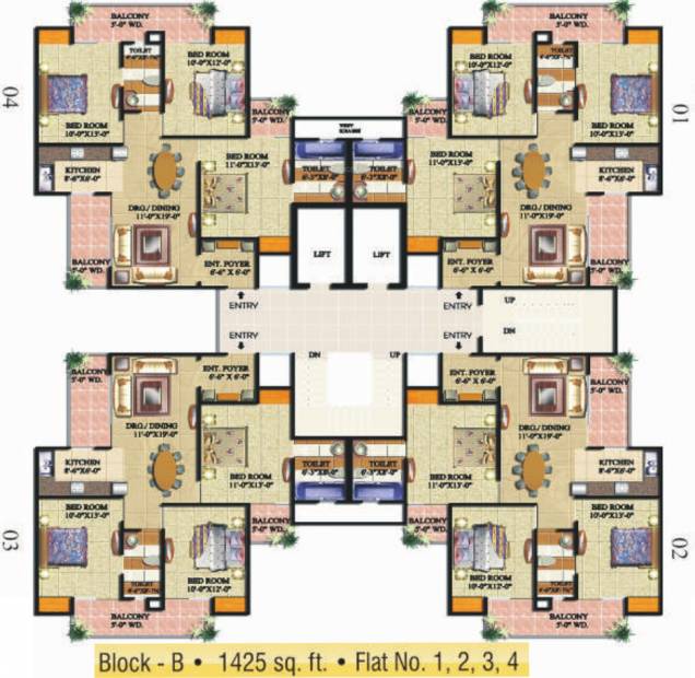 Images for Cluster Plan of Supertech Livingston