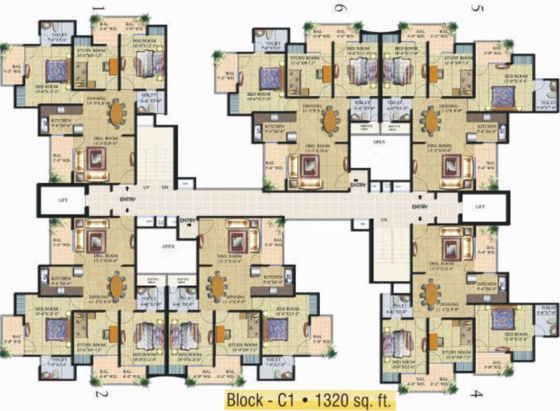 Images for Cluster Plan of Supertech Livingston