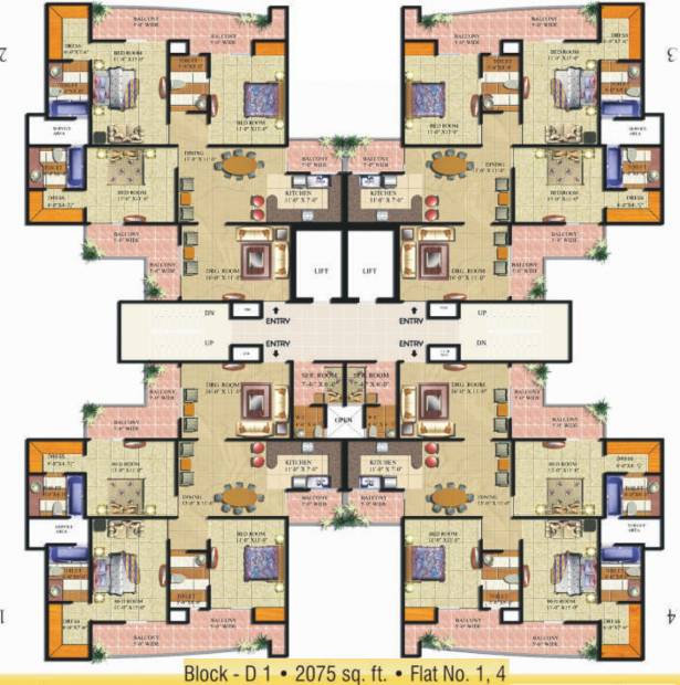 Images for Cluster Plan of Supertech Livingston