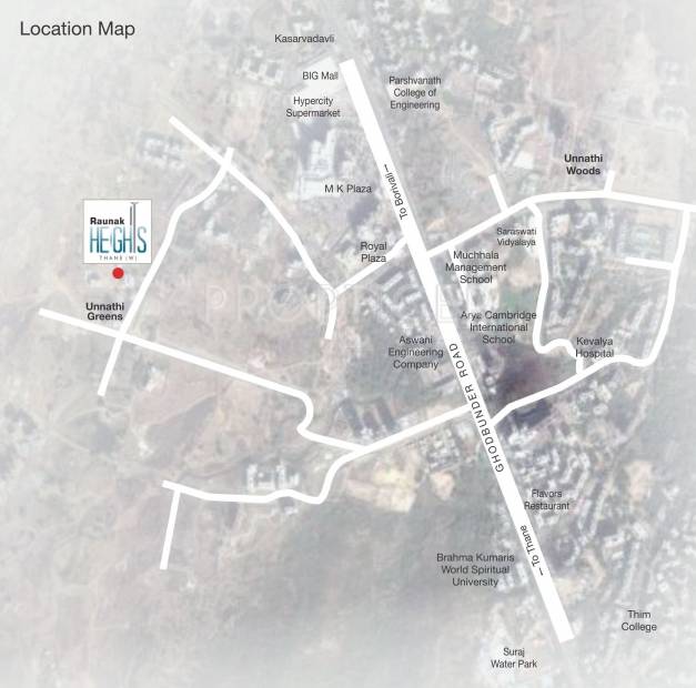  heights Images for Location Plan of Raunak Heights