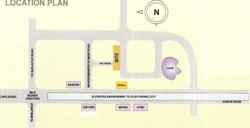 Images for Location Plan of Jai Bhuvan HSR Trinity