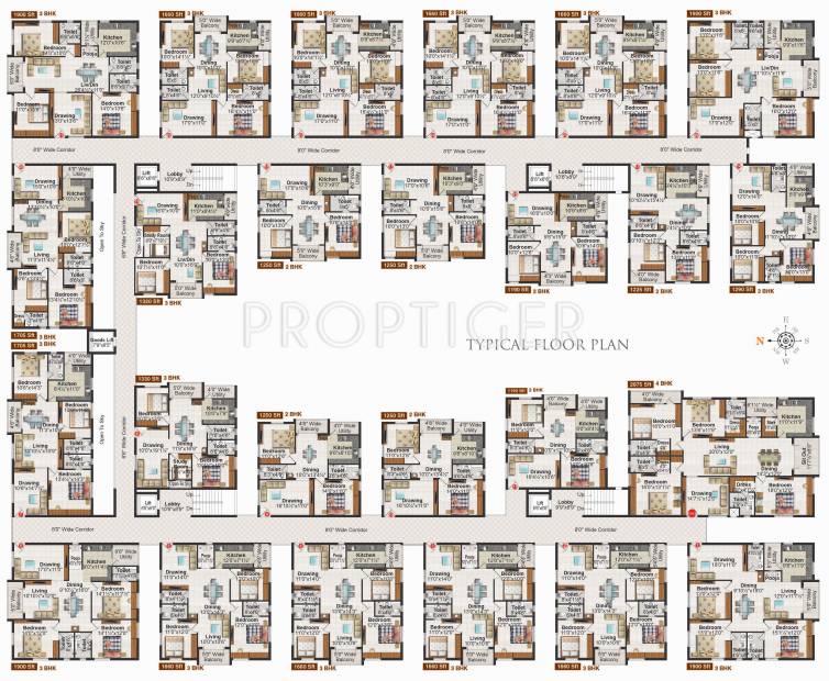  bliss Images for Cluster Plan of Sikhara Bliss