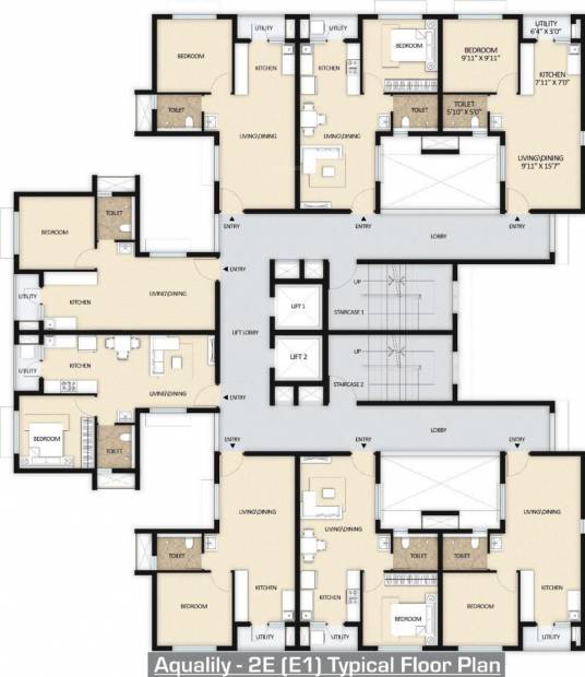 Images for Cluster Plan of Mahindra Aqualily