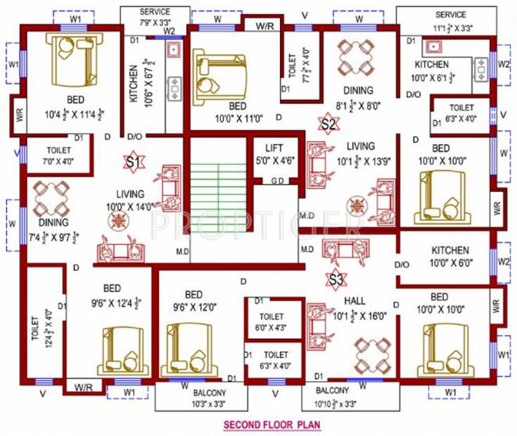 Images for Cluster Plan of Bhuvaneshwari MMTC Colony