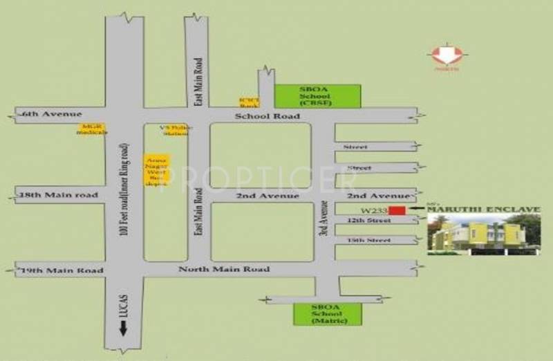Images for Location Plan of ML Maruthi Enclave