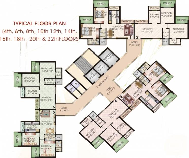 Images for Cluster Plan of Juhi Niharika Residency