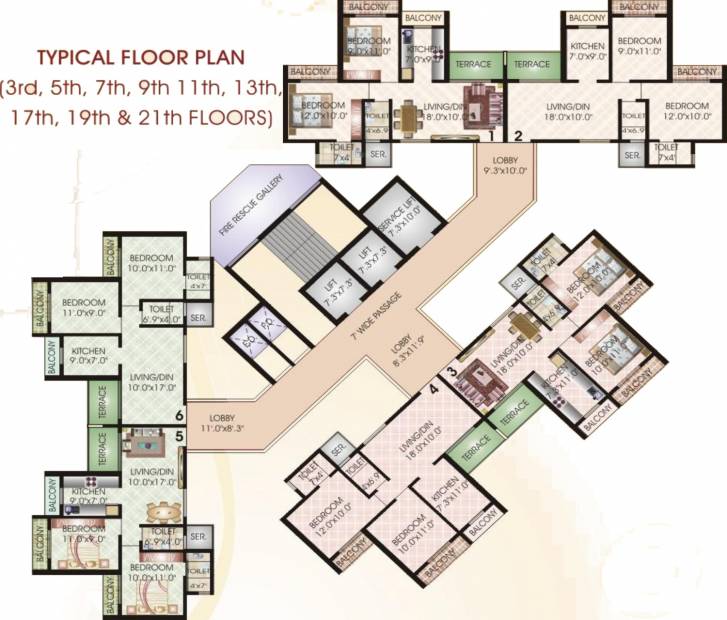 Images for Cluster Plan of Juhi Niharika Residency
