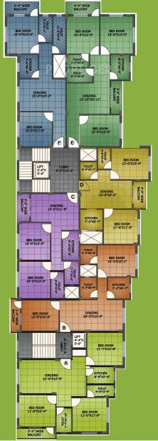  titli Images for Cluster Plan of Realtech Nirman Titli
